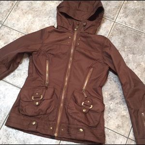 B by Burton Pin striped ski-snowboard Jacket